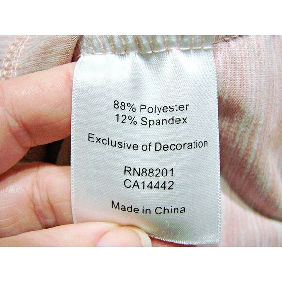 Mondetta Pullover Top Jacket Pink Heather 1/4 Zip Thumb Holes Ruching Size S/M - Picture 8 of 12